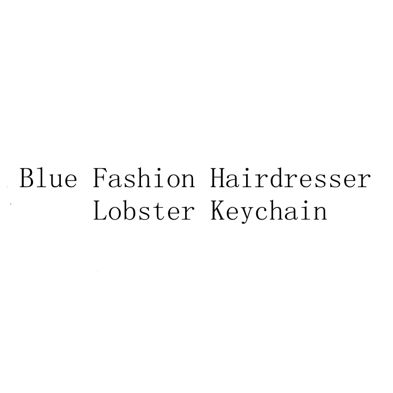 

Blue Fashion Hairdresser Lobster Keychain