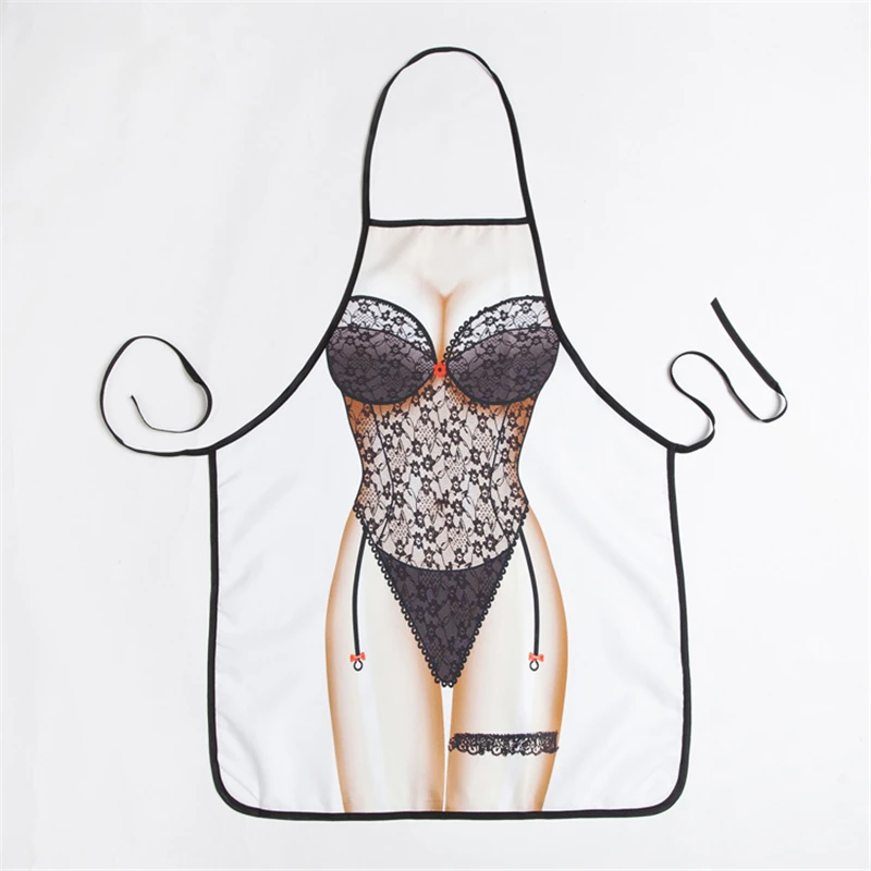 Забавные кружевные кухонные женские фартуки украшения оригинальные креативные