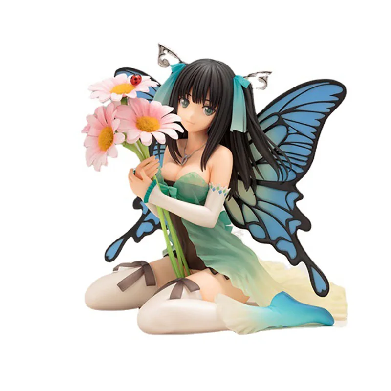 

Japanese 14CM PVC Anime Action Figure 4-Leaves Tony Goblin Daisy Figurine Butterfly Wings Gifts Cute Dolls For Boy Friends