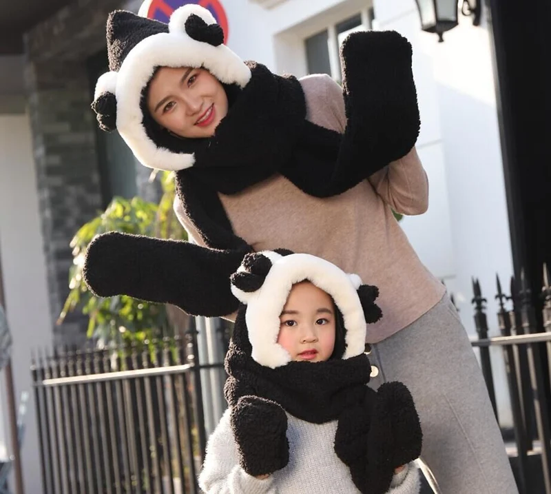 Корейский стиль теплая зимняя женская одежда для девочек шляпа девушек шапка