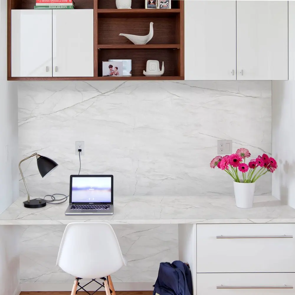 Самоклеящаяся виниловая плёнка с рисунком под мрамор | Дом и сад