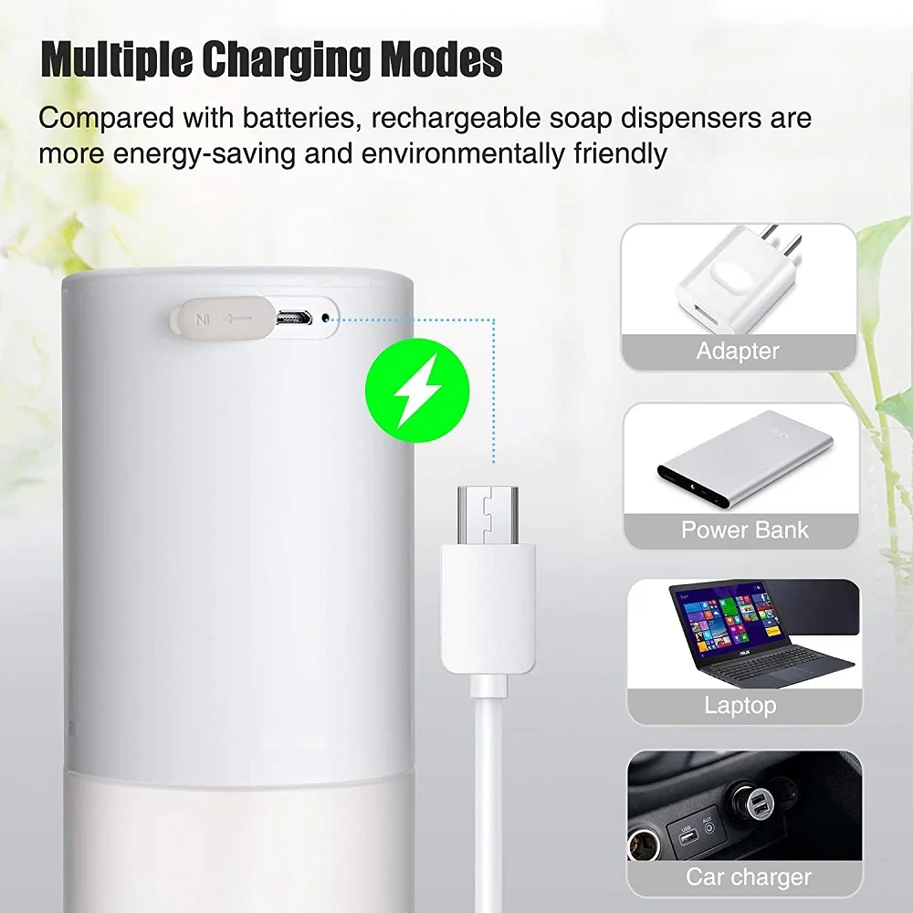 Бесконтактный автоматический дозатор мыла AIRMSEN USB зарядка умный мыльной пены с