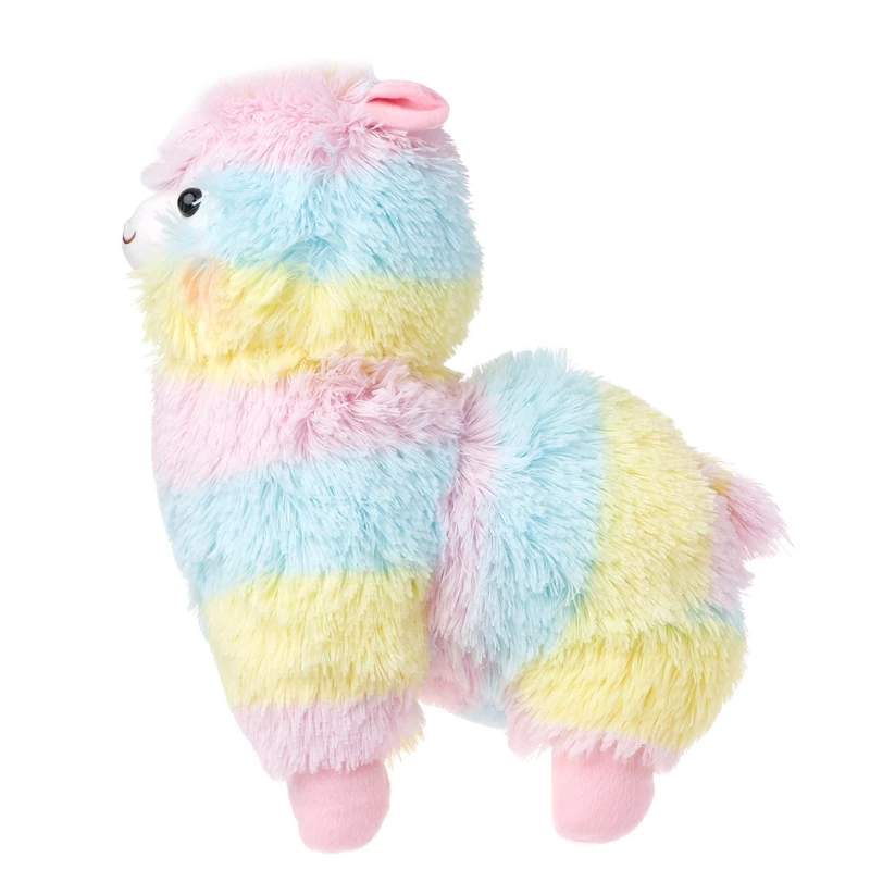 

Rainbow Alpaca Plush Toy Lama Doll Cotton Stuffed Animal Toys