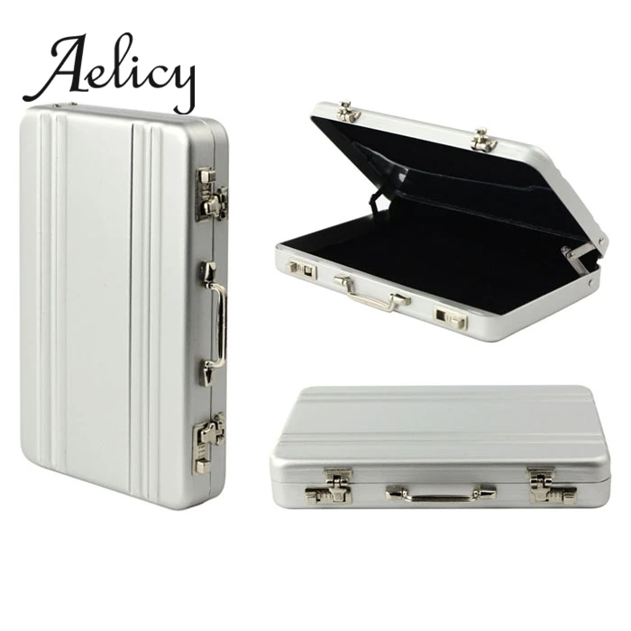 Aelicy Тонкий деловой мужской пакет для карт кредитный держатель коробка