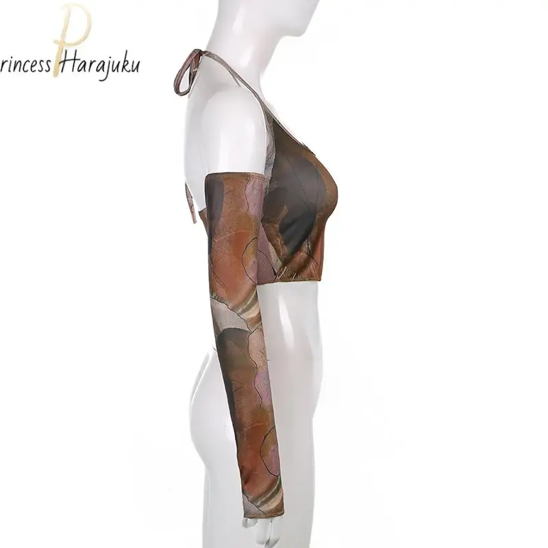 Майка женская газовая однотонная повседневный укороченный топ с вырезом