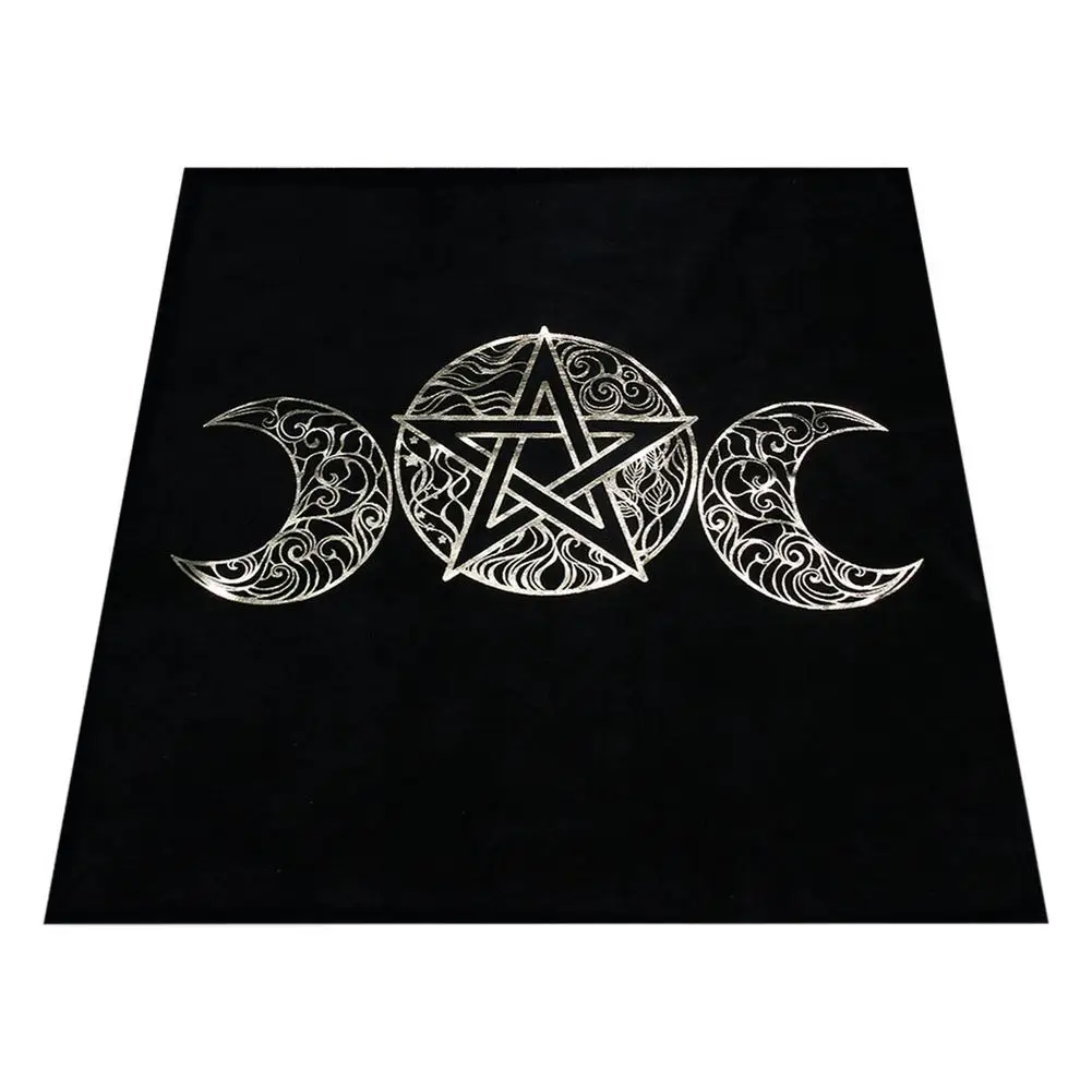 

Altar Cloth - Tarot Cloth - Tarot Tablecloth Altar Triple Astrology Tarot Table Cloth Flannel Prints Board Game Table Cover