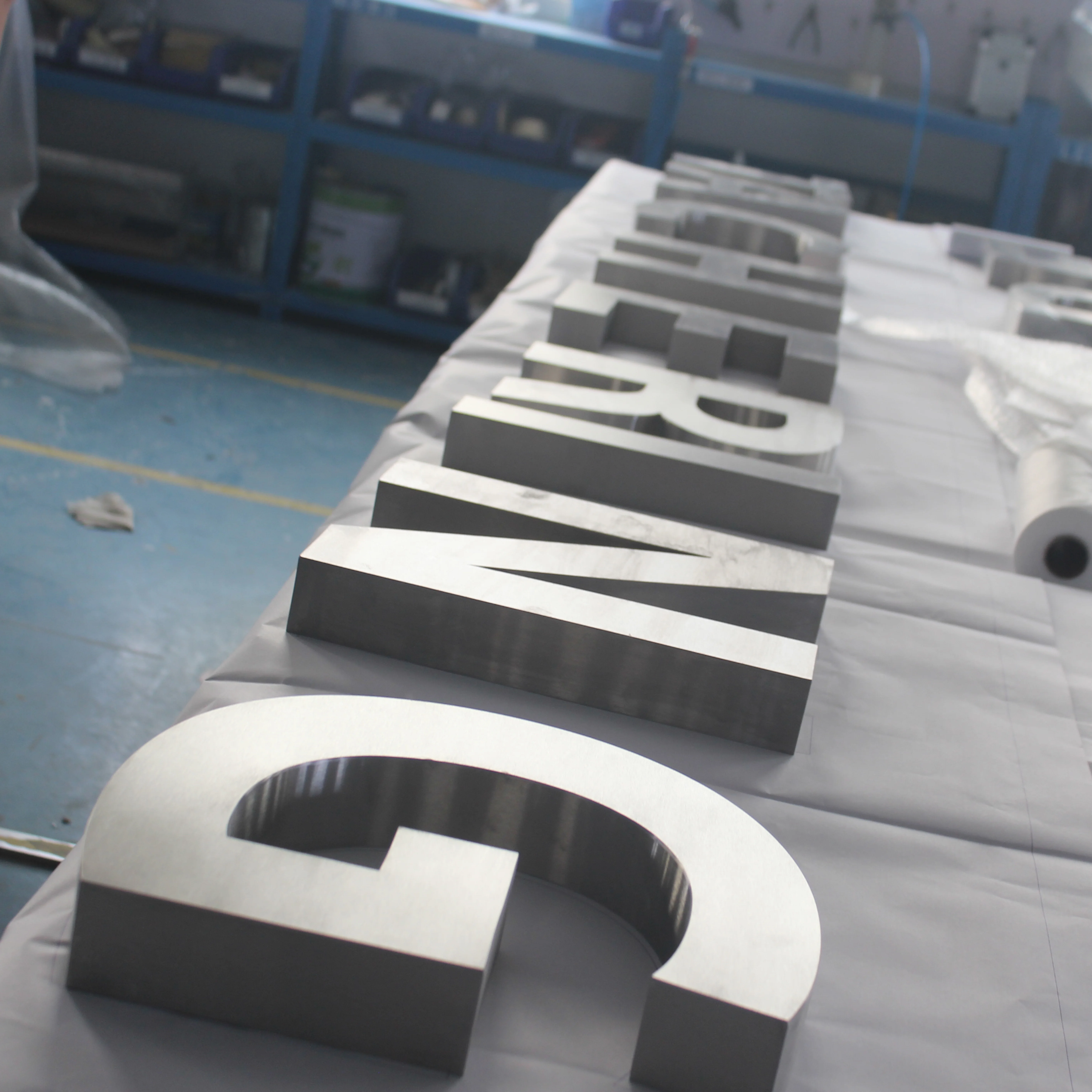 Customized Laser Cut Channel Letters Outdoor Indoor Shop Metal Logo Brass Stainless Steel | Дом и сад