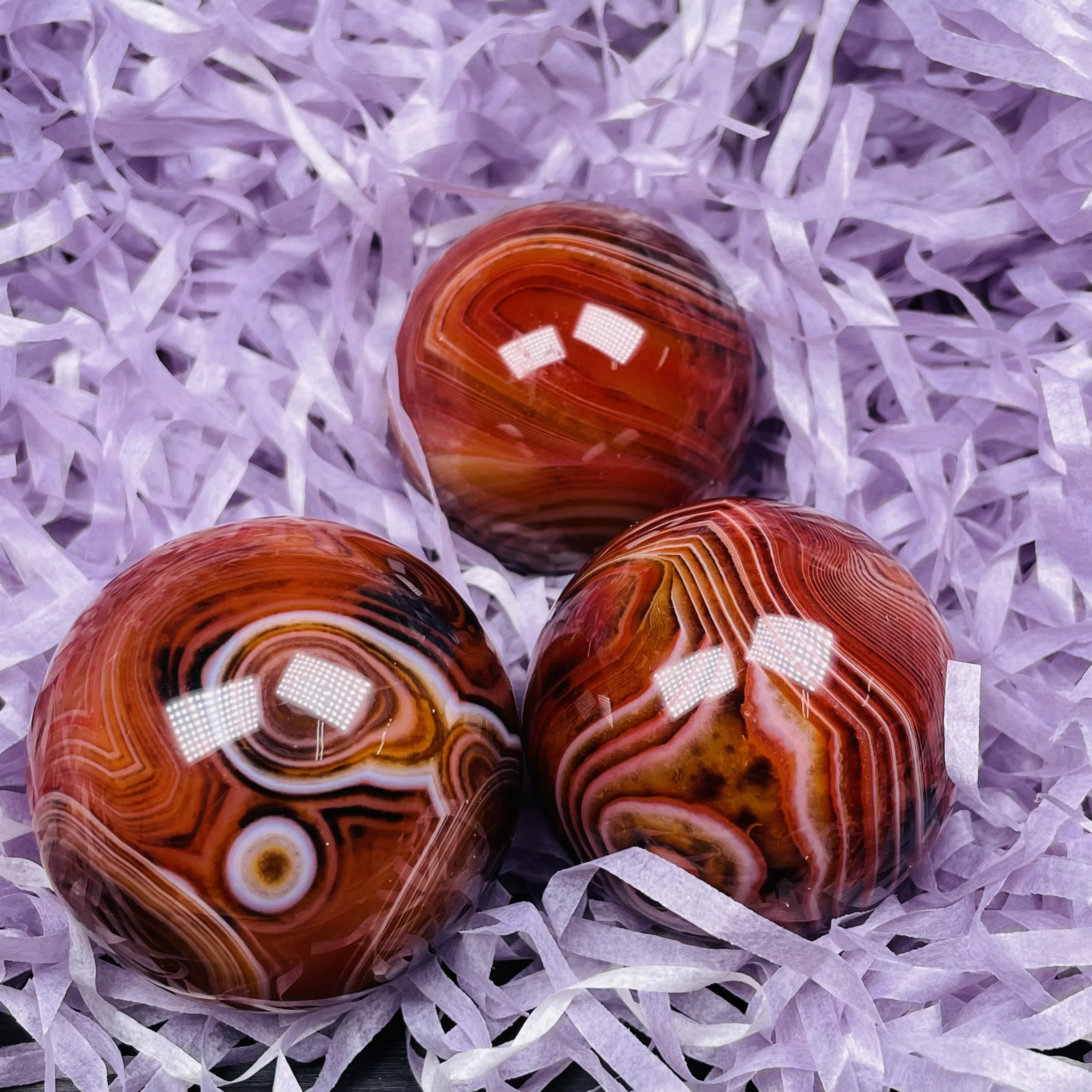 

Natural Silk Agate Sphere Mineral Crystals Gemstones Reiki Healing Home Decoration