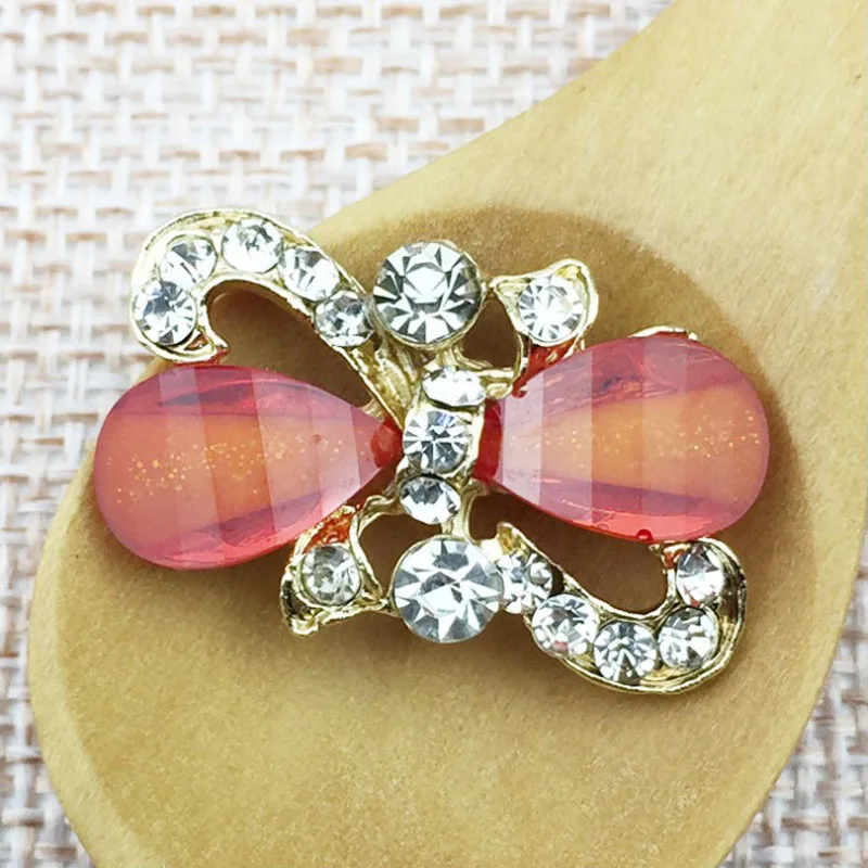 50 штук Стразы Ювелирные подвески кристальные стразы пряжка банта Ремесла Подвеска Брошь Аксессуары для свадебных причесок Декор