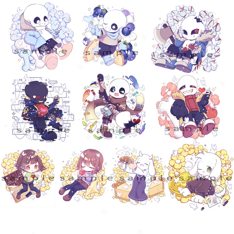 Аниме Undertale Frisk Chara Toriel Sans Papyrus Asriel чернила ошибка ужас брелок косплей акриловый