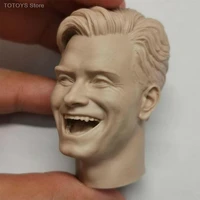 16 diy laughing antony starr unpainted head sculpt carving model fit 12 male soldier action figure body