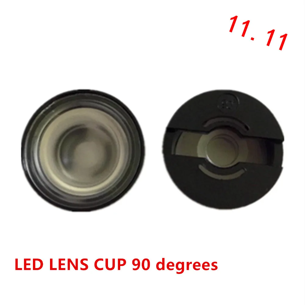 10 шт./лот светодиодный объектив 90 градусов диаметр 23 мм для объектива камеры