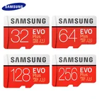 SAMSUNG карта памяти Micro SD, класс 10, 256 ГБ, 128 ГБ, 64 ГБ, 32 ГБ