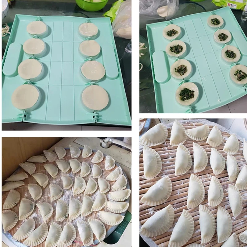 

Dumpling Maker Tool 8 Dumplings At One Time Home Kitchen Baking Moulds 4XFA