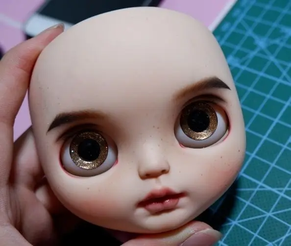 Face plate no eye Предпродажная кукла для мальчика, кукла Обнаженная blyth, милая кукла - Цвет: Face plate no eye