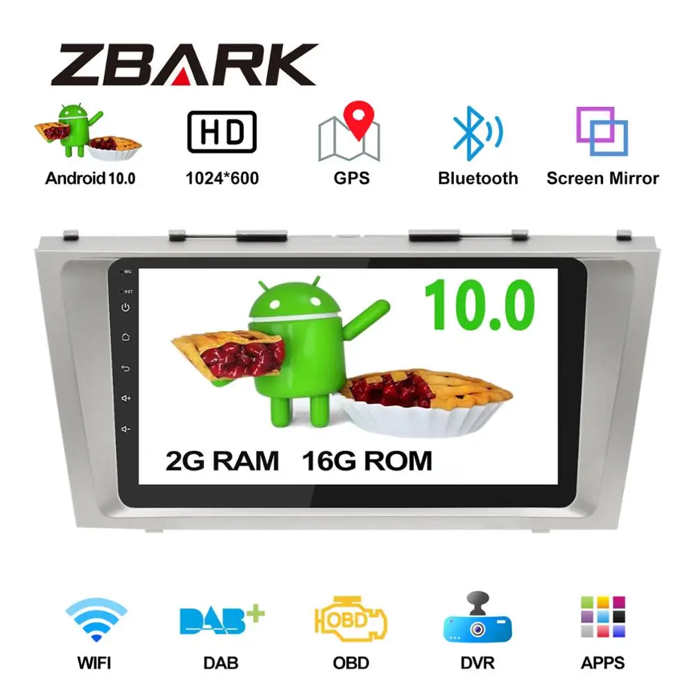 Автомобильный мультимедийный плеер 9 дюймов 2 Гб ОЗУ Android 10 0 радио GPS Wi Fi навигация