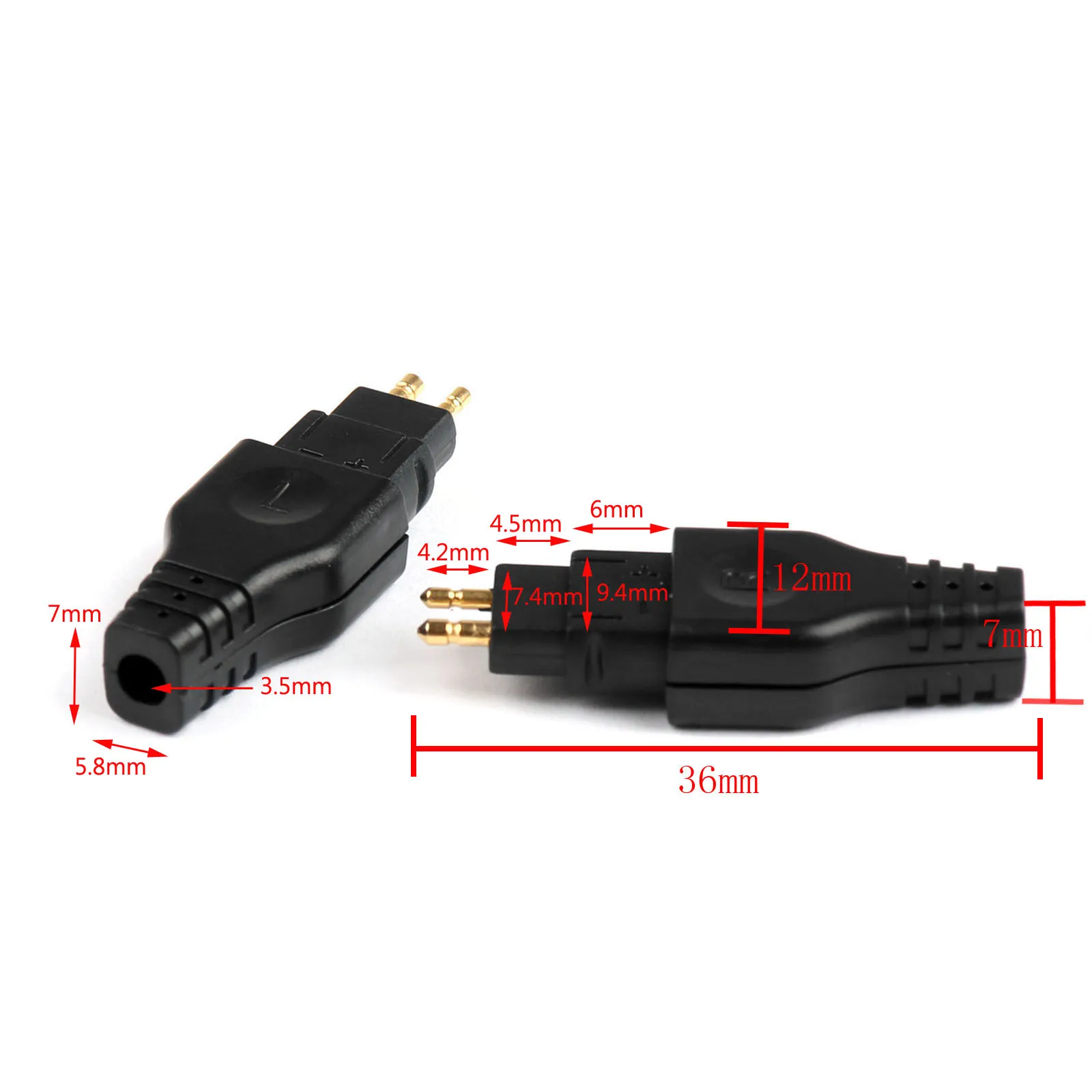 Позолоченный Штекерный разъем Artudatech для Sennheiser HD650 HD600 HD565 HD580 HD414 черный/прозрачный