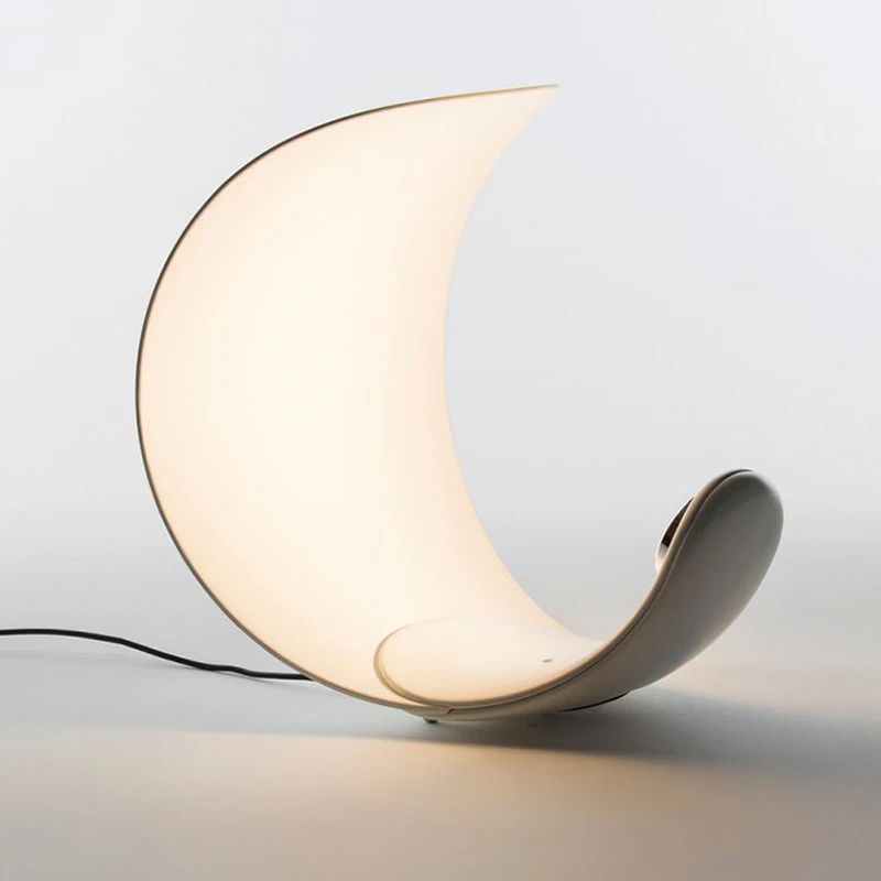 Jual Lampu Meja Bulan LED Italia, Lampu Malam Kamar Tidur, Lampu Modern Untuk Samping Tempat Tidur, Kamar Anak-anak, Kantor, Belajar, Lampu Meja Baca