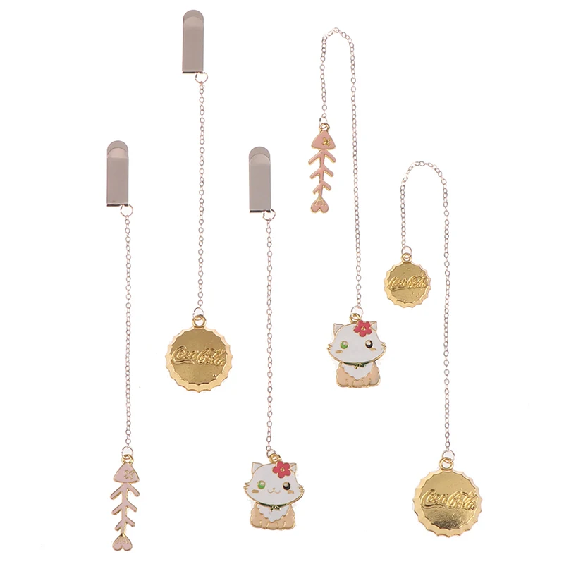 1 шт. милые металлические закладки канцелярские принадлежности школьные офисные