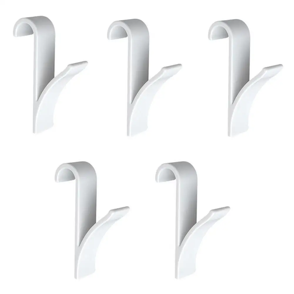 

10pcs Hanger For Heated Towel Radiator Rail Clothes Hanger Bath Hook Holder Percha Plegable Scarf Hanger White High Quality