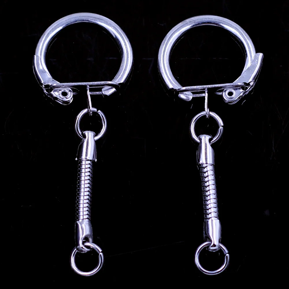 Брелок для ключей Змея 20 шт. металлический хромированный Подходит европейских