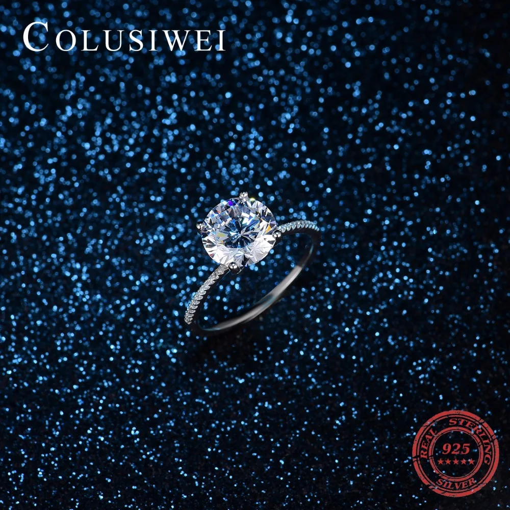 2021 модные роскошные горячая Распродажа для женщин обручальные кольца 925