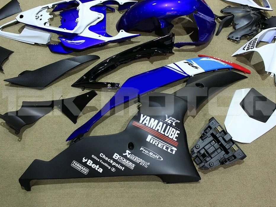 

New ABS Full Fairings Kits Fit For Yamaha YZF 600 R6 2008 2009 2010 2011 2012 2013 2014 2015 2016 YZF-R6 custom Blue White Black