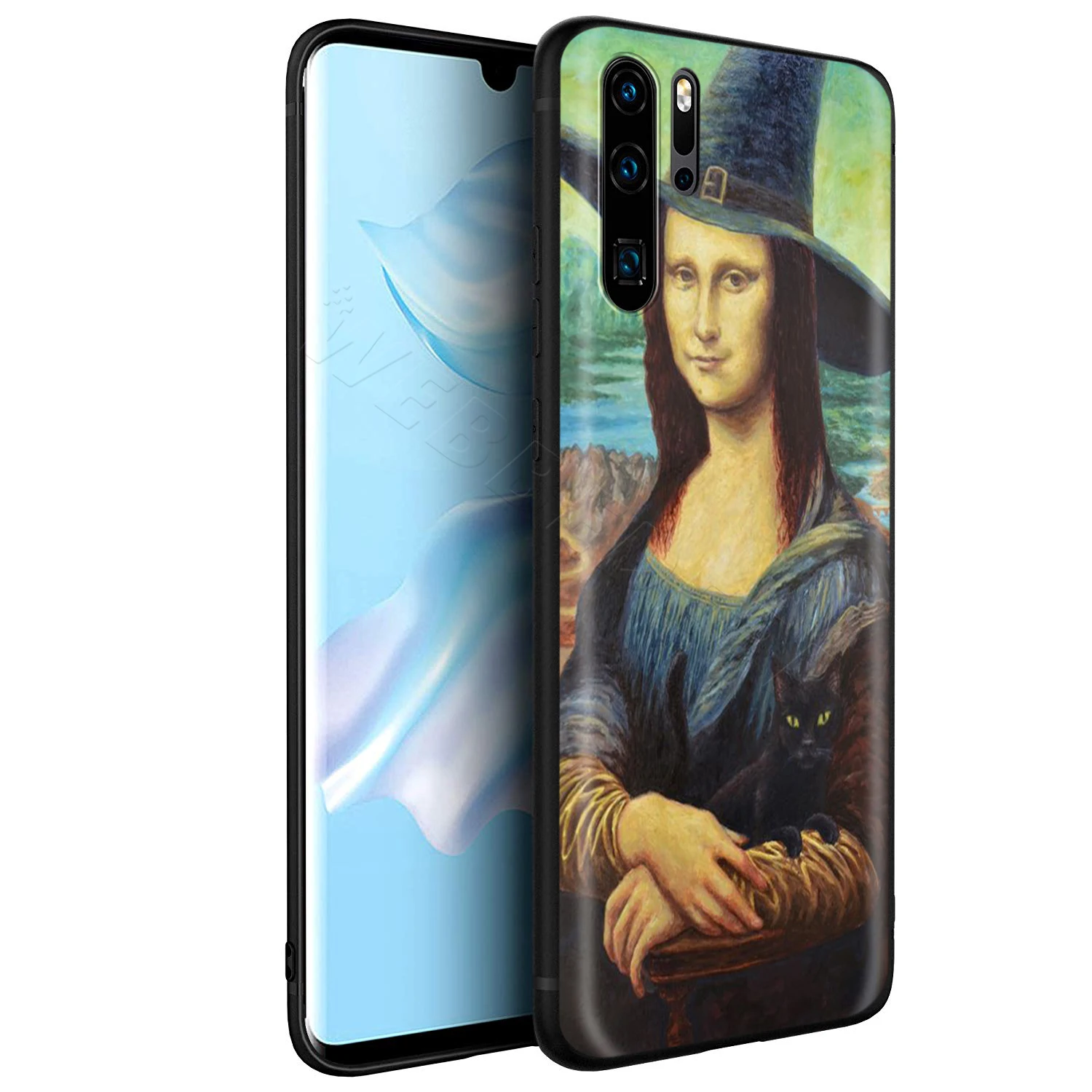 Фото Webbedepp чехол с изображением монлы Лизы и кота для Huawei Honor 6A 7A 7C 7X 8 8X 8C 9 9X 10 20 Lite Pro Note Webbedepp чехол с изображением монлы Лизы и кота для Huawei Honor 6A 7A 7C 7X 8 8X 8C 9 9X 10 20 Lite Pro Note
