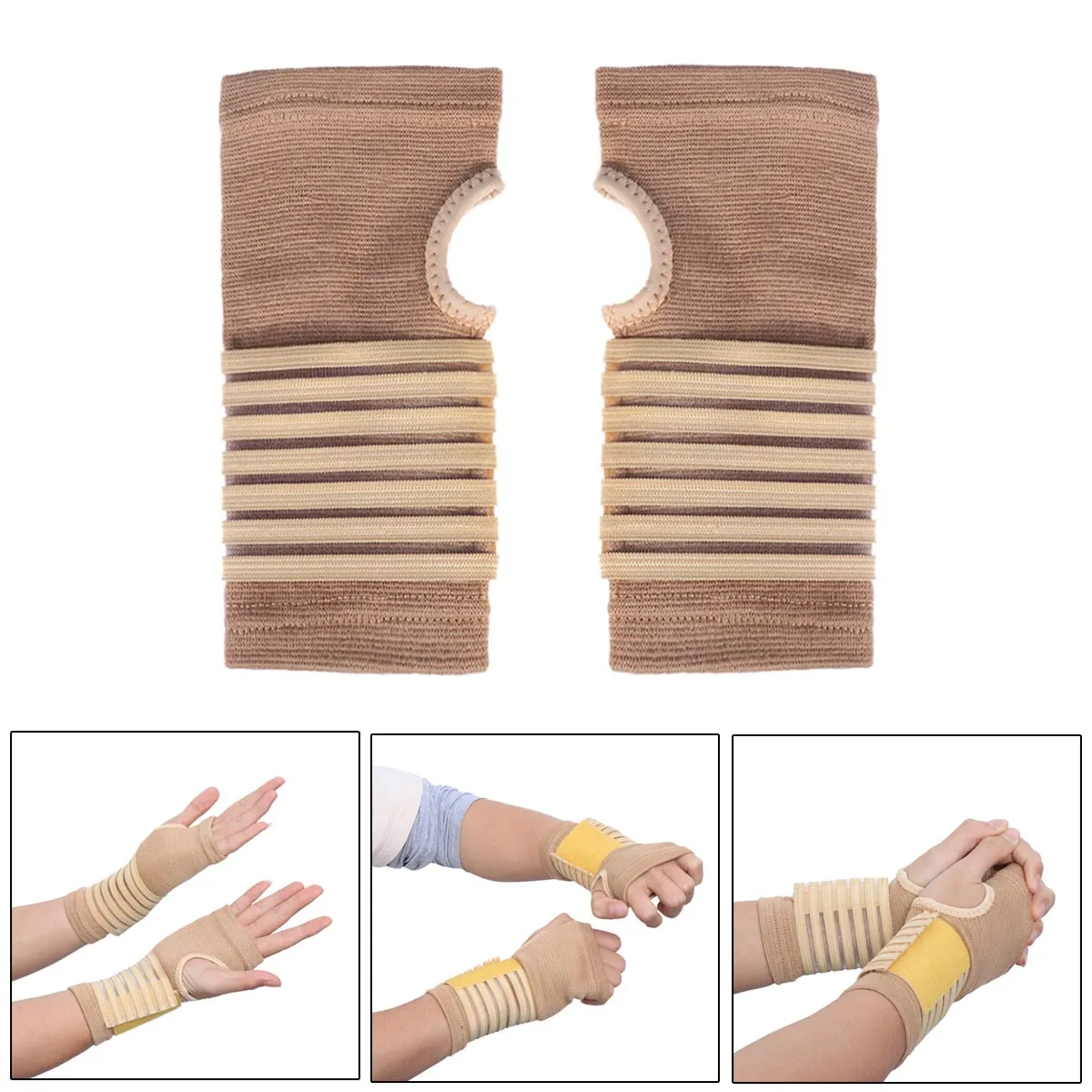 2 шт./компл. защита для запястья высокое качество эластичное полиэфирное волокно