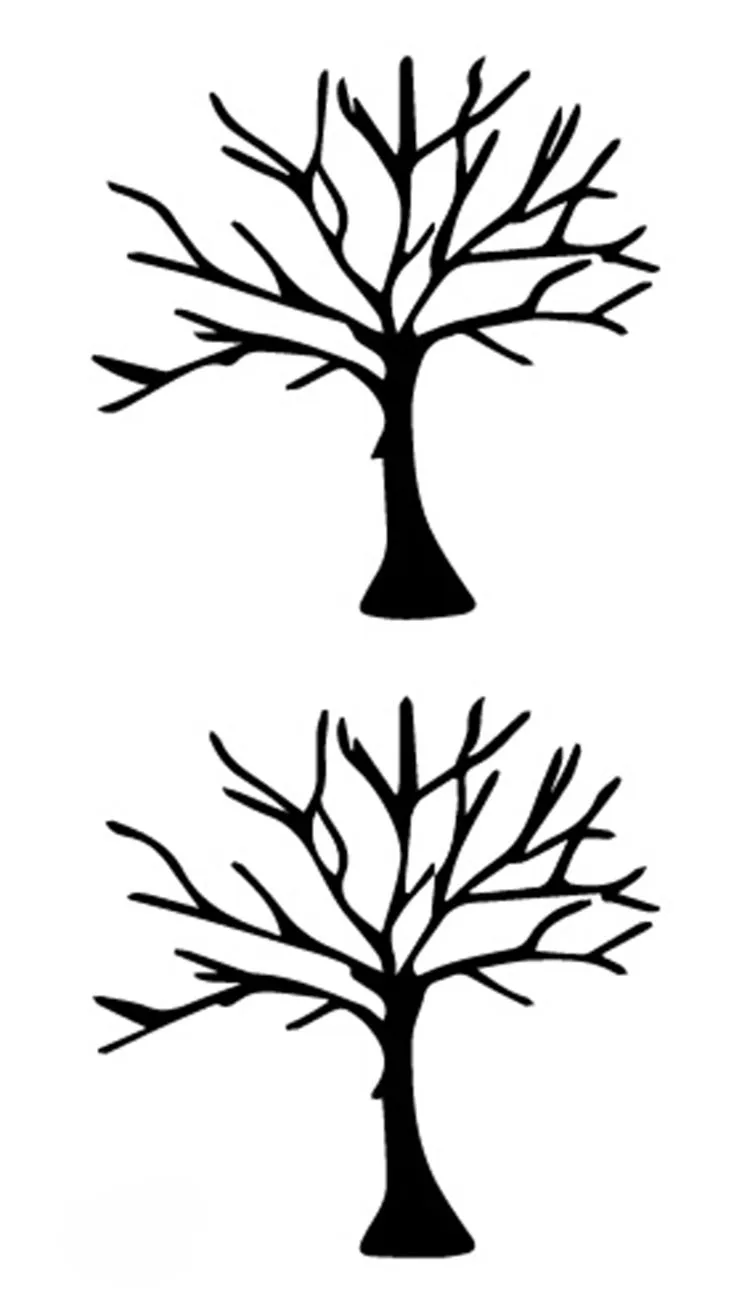 Временные фальшивые татуировки стикер боди-арт черно-белый Рисунок маленький