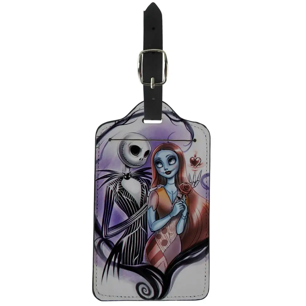

Customizd Business Luggage nameTags Travel Suitcase Tags Baggage Label Hanging tag Jack & Sally Nightmare before Christmas