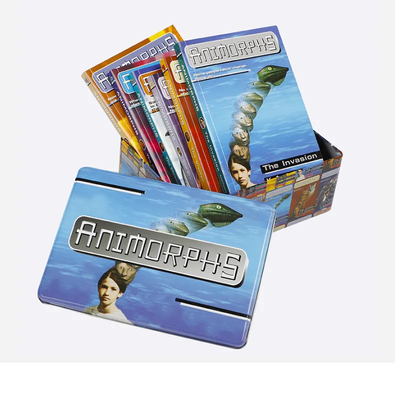 

6Pcs Animorphs Retro Tin Set #1-6 Scholastic Childrens Original English Books