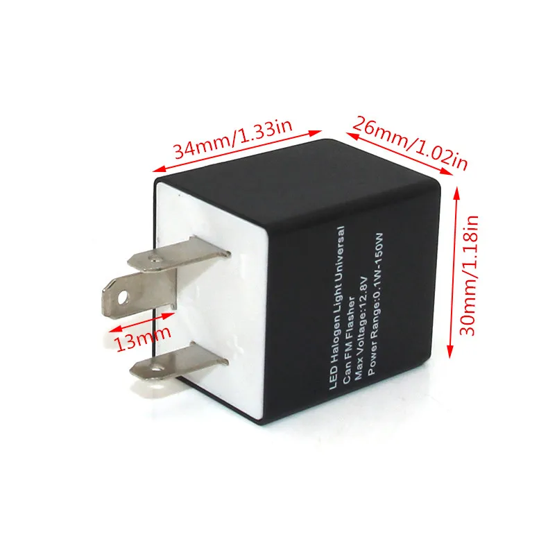 12V 24V 3 контактный регулируемый светодиодный проблесковый маячок реле сигнала