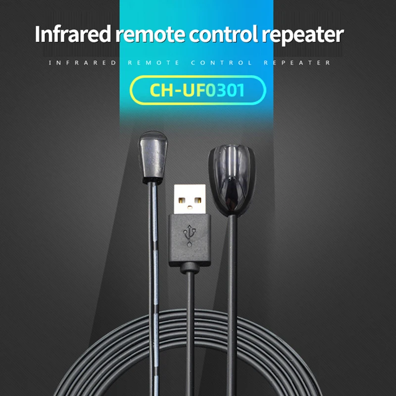 Adaptador USB, repetidor de Control remoto infrarrojo, extensor, transmisor receptor, se aplica a todos los dispositivos de Control remoto