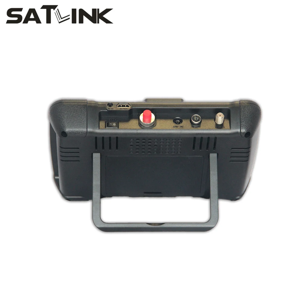 Satlink 6980 hevc h.265 7 дюймов ЖК дисплей WS6980 ws DVB S2/C T2 оптического обнаружения спектра