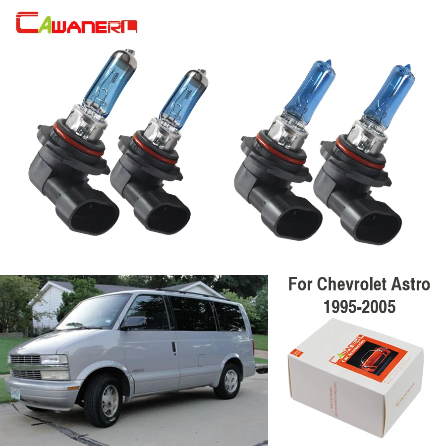 Cawanerl 2 пары 100 Вт галогенная лампа теплый белый 4300K 12V автомобильный светильник