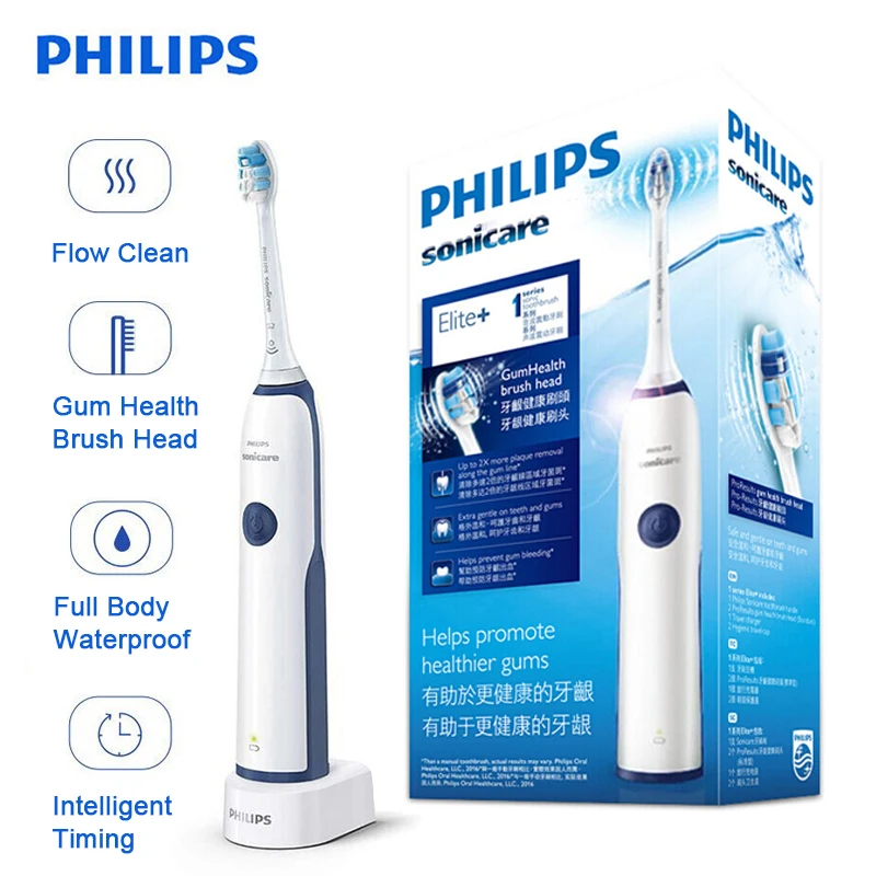 Philips Sonic HX3226 качественная электрическая зубная щетка перезаряжаемый умный таймер зубная щетка водонепроницаемая для взрослых