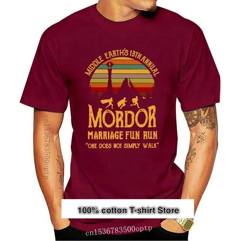 

Camiseta de The Middle Earth'S Annual, camiseta divertida de "Mordor Run One", S-3Xl hecha en EE. UU.