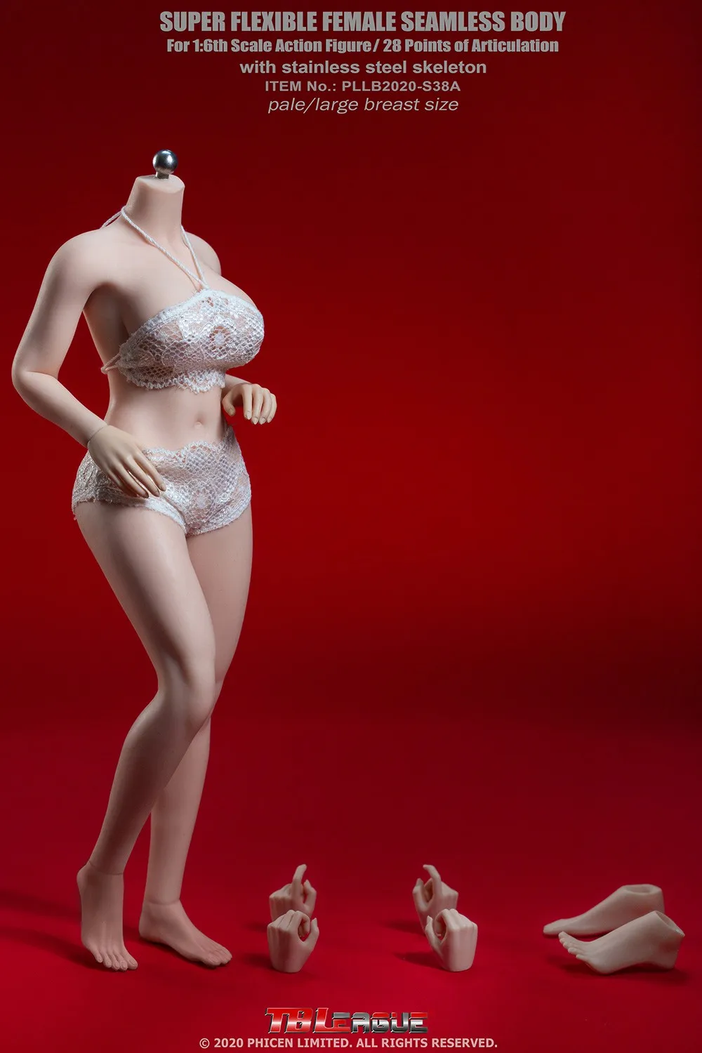 TBLeague S38/S39/S38A/S39A 1/6th размера плюс для девочек супер-гибкий Бесшовный корпус |