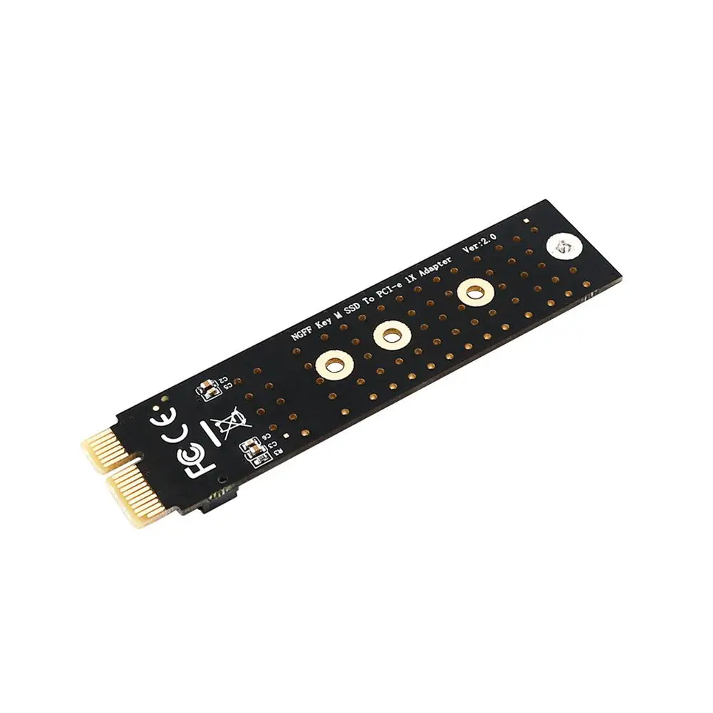 

Адаптер PCIE-M2 NVMe SSD M2 PCIE X1 Raiser PCI-E PCI Express M Соединитель в форме ключа поддерживает 2230 2242 2260 2280 M.2 SSD полную скорость