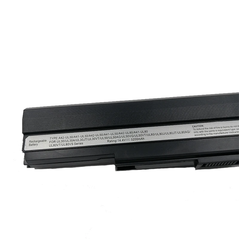 9600 мА/ч Батарея для Asus U53F U53J U53JC U52F U43F U43J U43JC U33JC U33J UL80Vt UL50Vt UL30 UL50 UL80 A42-UL30 A42-UL50 |