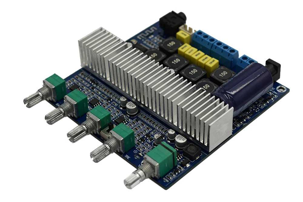Lusya Bluetooth 4,2 TPA3116D2 сабвуферный усилитель плата 2,1 каналов высокой мощности 2*50 Вт+ 100 Вт аудио усилитель плата DC12V-24V H2-001