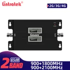Lintratek 2G 3G 4G двухдиапазонный усилитель GSM UMTS LTE сотовый усилитель 900 МГц 1800 2100 WCDMA DCS повторитель сигнала мобильной сети