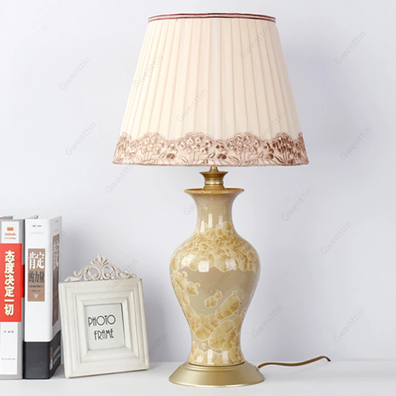 Винтажная настольная лампа для спальни ночник украшение гостиной и дома