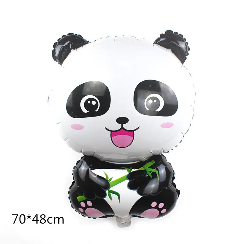 Мультяшные аксессуары панда лиса слон бабочка динозавр гелиевые шары для