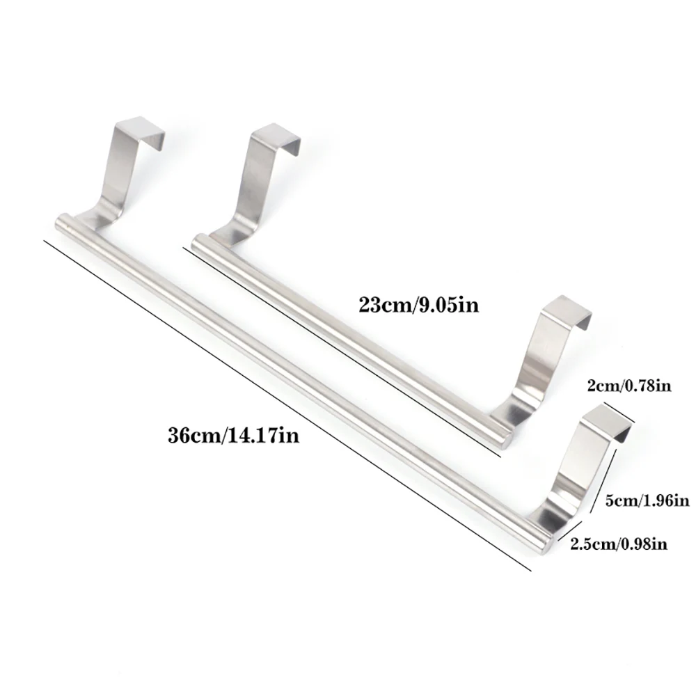 

1 PC Towel Stand Rack Stainless Steel Bathroom Kitchen Door Towel Rack Home Acessories