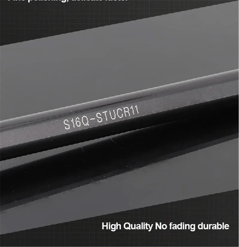 После 16 мм S16Q STUCR застрял S16Q-STUCR16 S16Q-STUCL16 резец для внутренней обточки держатель ЧПУ Расточная штанга токарный станок держатель инструментов