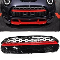 front grille grill for bwm mini cooper cabrio f55 f56 f57 2014 2021 replacement body kit upper bumper engine air hood mesh grid