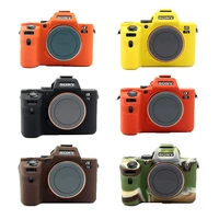soft silicone camera case for sony a7 ii a7s2 a7s ii a7ii a7r a9 ii a7r iii a7 iii rubber protective body cover case skin