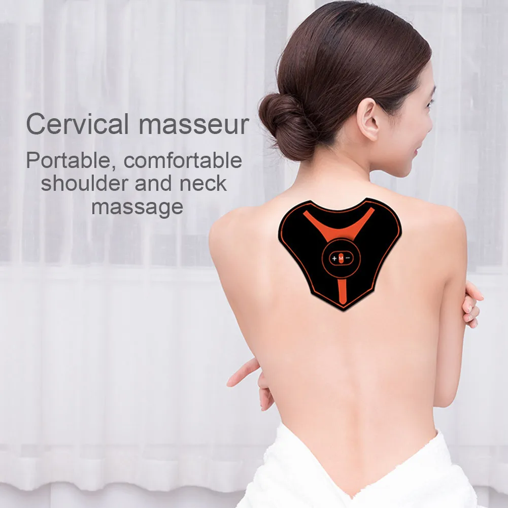 Электрический шейный массажер для шеи и спины стимулятор мышц облегчение боли